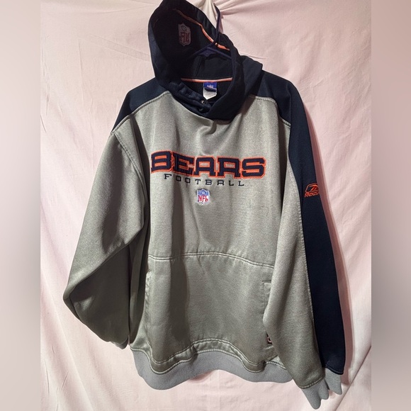 Reebok Other - Chicago Bears Reebok Cold Weather Hoodie Silver & Navy – Size XL – NFL